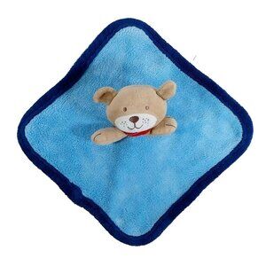 Garanimals Puppy Dog Lovey Security Blanket Blue Plush Toy Baby  12 in X 12 in